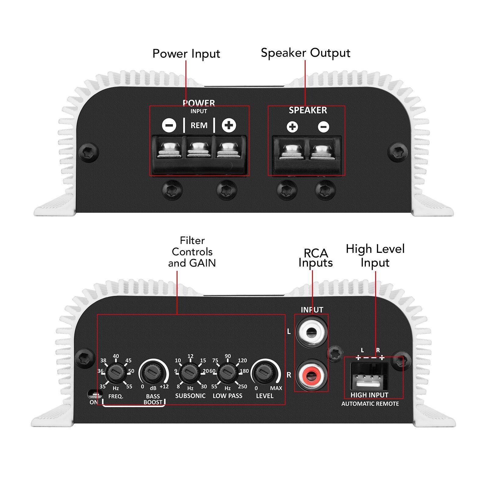 [US SELLER] Taramps BASS 400 2 Ohms Amp Compact Car Audio Amplifier