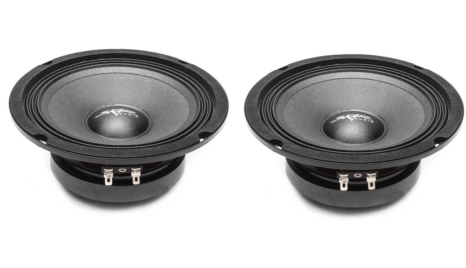 (2) NEW SKAR AUDIO FSX65-4 6.5-INCH 4 OHM 300W MAX CAR PRO AUDIO SPEAKERS - PAIR
