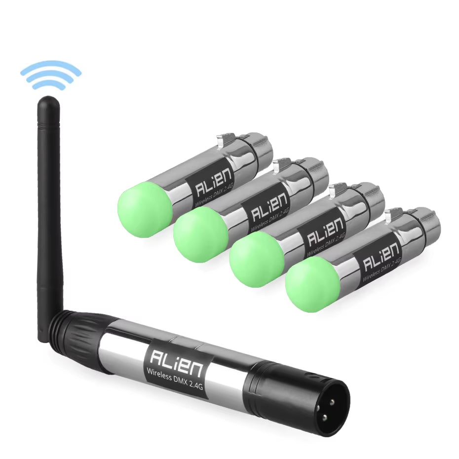 ALIEN DMX512 Dfi Controller 2.4G Wireless Transmitter Receiver for Disco DJ Party Bar Stage Par Moving Head Beam Laser Lighting