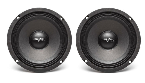 (2) NEW SKAR AUDIO FSX65-4 6.5-INCH 4 OHM 300W MAX CAR PRO AUDIO SPEAKERS - PAIR