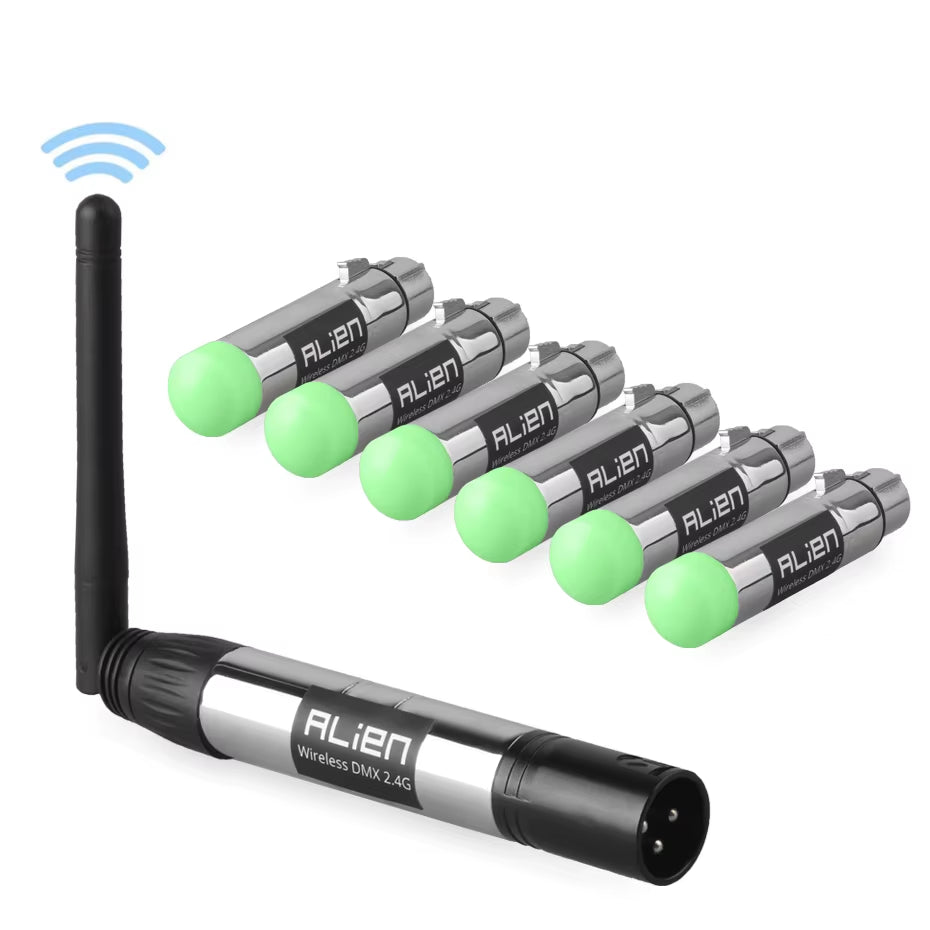 ALIEN DMX512 Dfi Controller 2.4G Wireless Transmitter Receiver for Disco DJ Party Bar Stage Par Moving Head Beam Laser Lighting