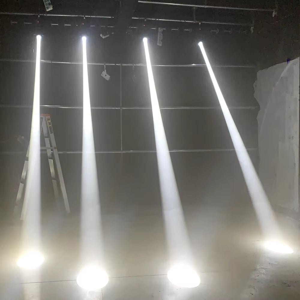 2PCS Mini LED Moving Head Light 120W Beam Spot 8 Rotating Prisms DJ Dmx Bar Strobe Stage Effect