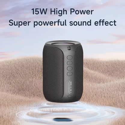 -S32PRO 15W Portable Bluetooth 5.2 Speaker Outdoor Waterproof Wireless TWS Mini Column Box Speaker Outdoor TF Card