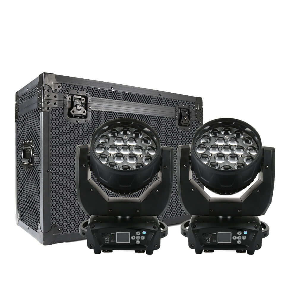 19X15W LED RGBW Moving Head with Zoom & Wash Stage Lighting