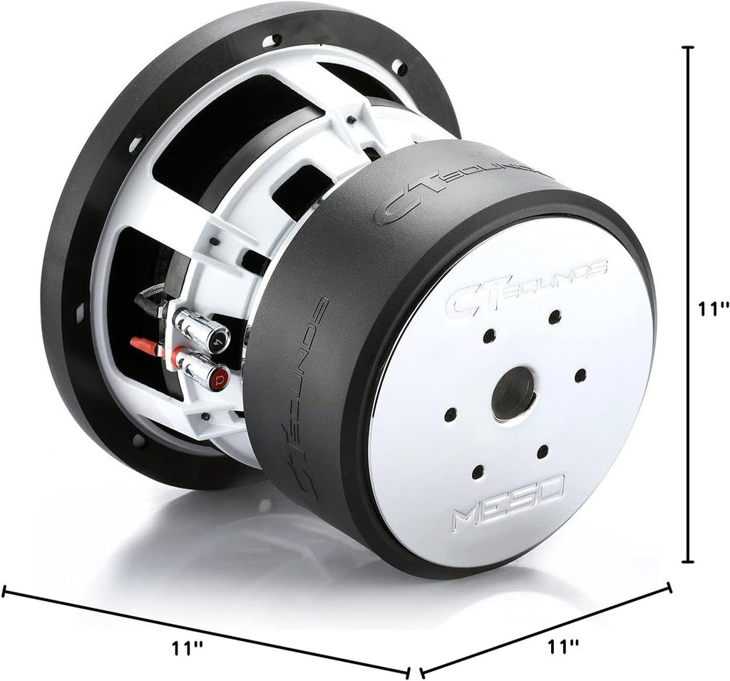 MESO-8-D4 1600 Watts Max 8 Inch Car Subwoofer Dual 4 Ohm