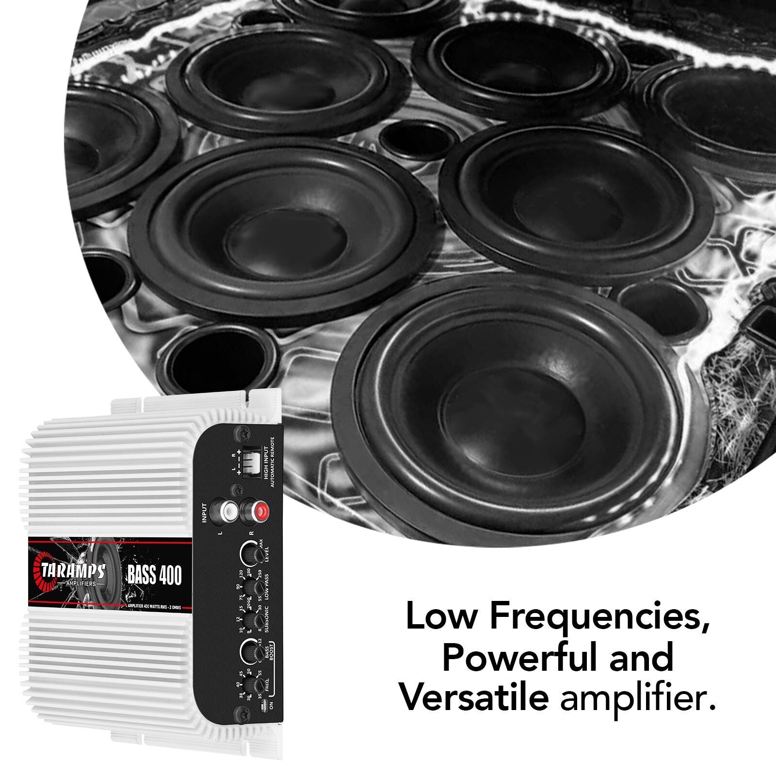 [US SELLER] Taramps BASS 400 2 Ohms Amp Compact Car Audio Amplifier