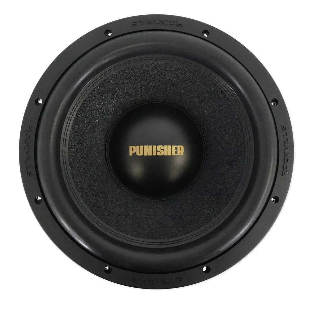 Punisher 12D2 12" 5600W Peak Car Audio Subwoofer Dual 2-Ohm Sub 1400W RMS CEA Rated