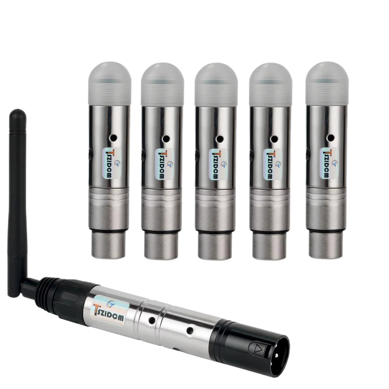 Wireless DMX 512 System 2.4G Wireless Female Receivers/Male Transmitter LED DMX512 DMX Dfi DJ Lighting Dmx Controller