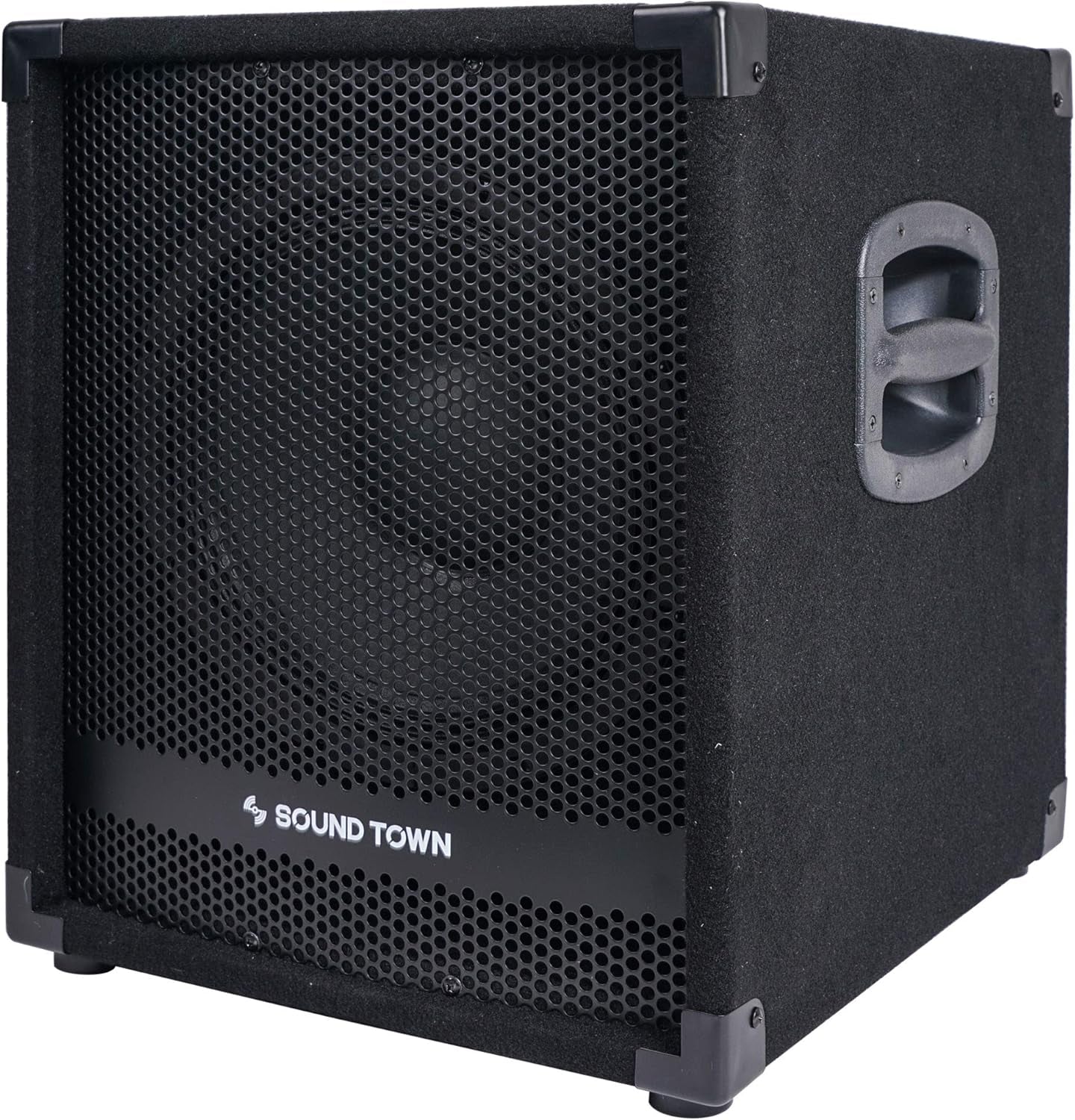2-Pack 12” 1400 Watts Powered PA DJ Subwoofers with Class-D Amplifiers, 3” Voice Coil (METIS-12SPW-PAIR)