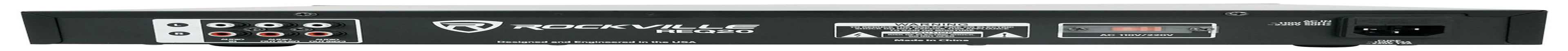 REQ20 19" Pro Rack Mount Dual 10-Band Graphic Equalizer EQ+VU Meters