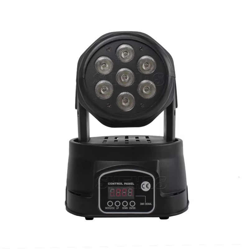 Wash LED 7X12W Rgbw/7X18W 6IN1 Moving Head Light for Disco DJ Music Party Nightclub Dance