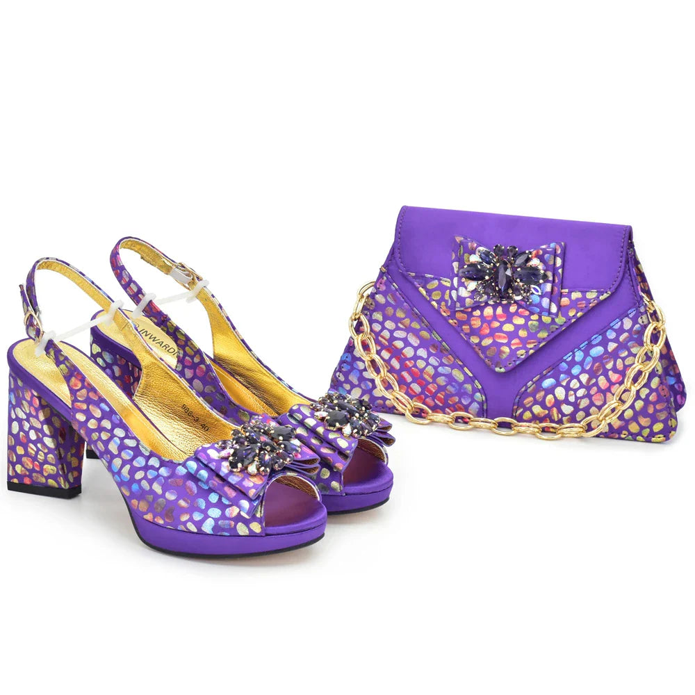 Italian Shoes And Bag Sets HC1-1