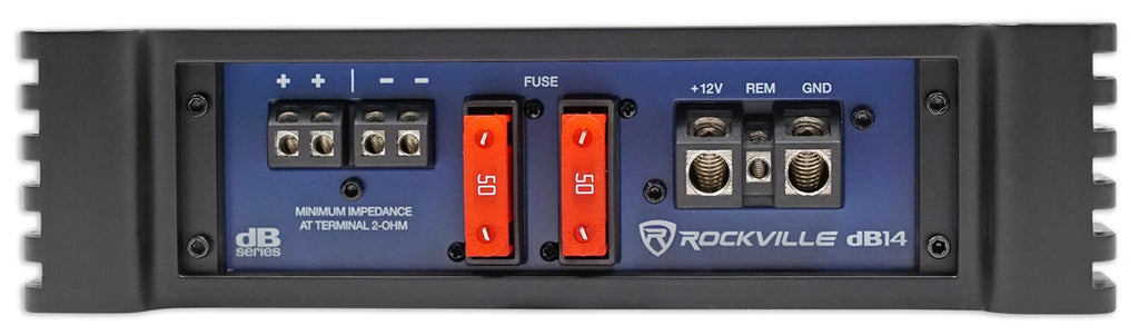 Db14 4000W Peak/1000W RMS Mono 2 Ohm Amplifier Car Audio Amp