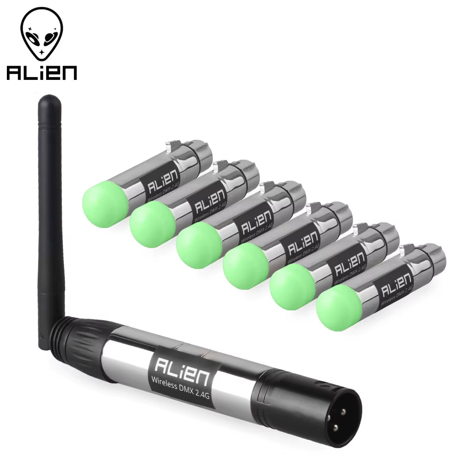ALIEN DMX512 Dfi Controller 2.4G Wireless Transmitter Receiver for Disco DJ Party Bar Stage Par Moving Head Beam Laser Lighting
