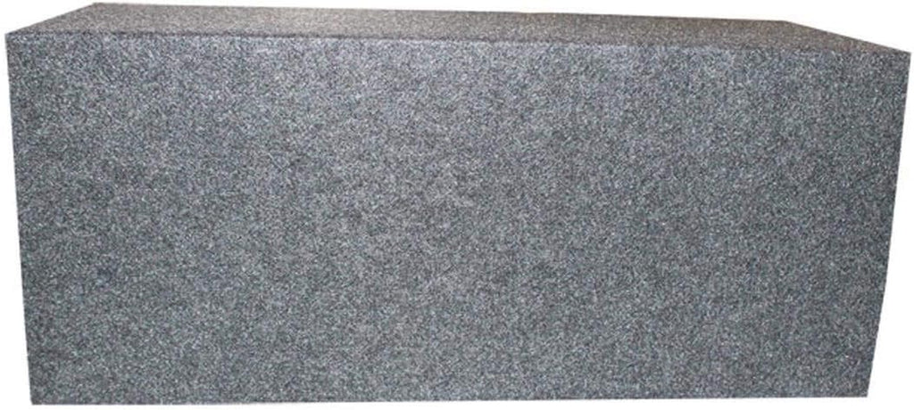 QSMBASS12 Dual 12" Inch Sealed Angled Subwoofer Sub Box Speaker Enclosure