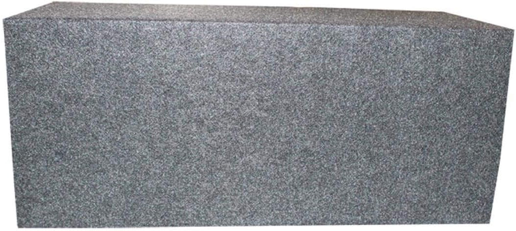 QSMBASS12 Dual 12" Inch Sealed Angled Subwoofer Sub Box Speaker Enclosure