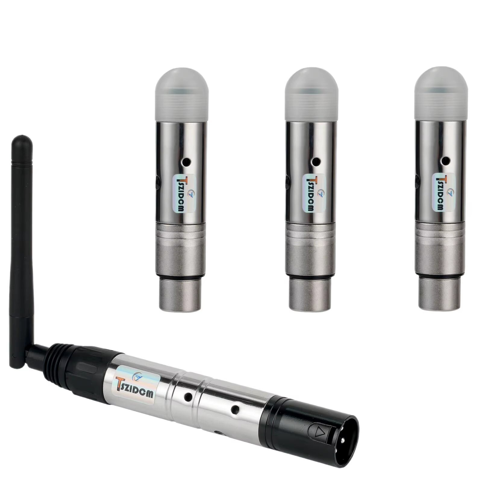 Wireless DMX 512 System 2.4G Wireless Female Receivers/Male Transmitter LED DMX512 DMX Dfi DJ Lighting Dmx Controller