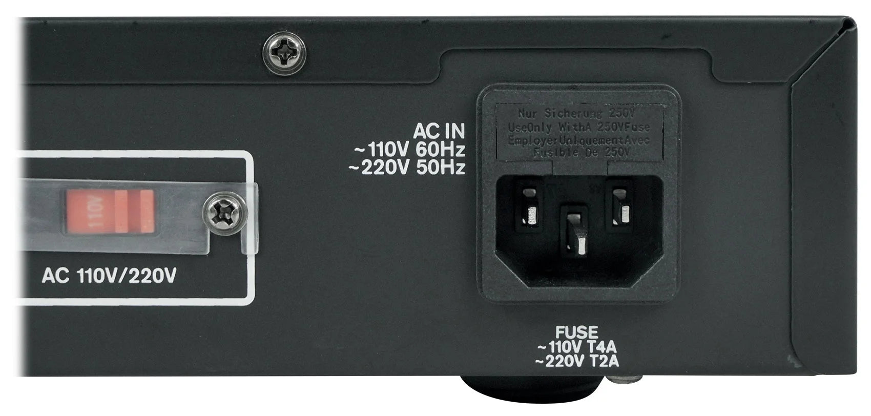 REQ20 19" Pro Rack Mount Dual 10-Band Graphic Equalizer EQ+VU Meters