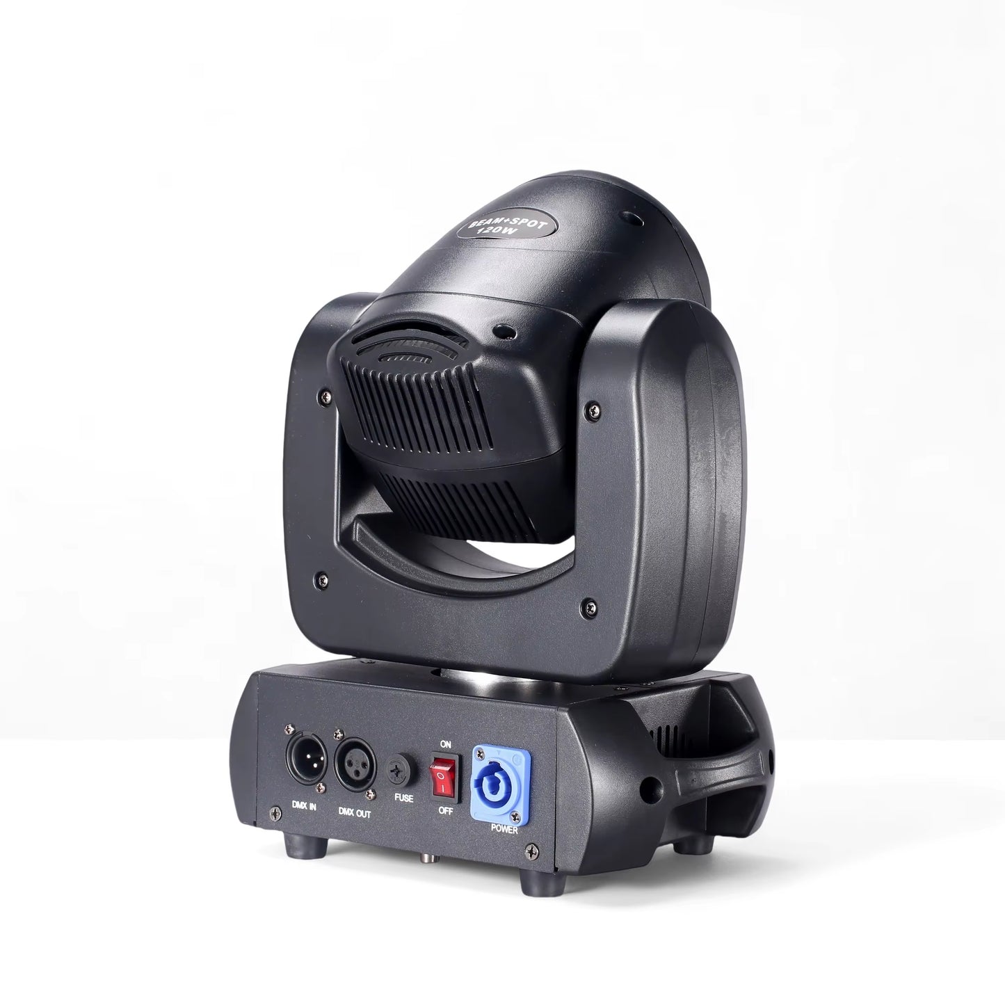 Moving Head Stage Light 120W LED with Sound Activated DMX512 Control Professional DJ Spotlight for Disco Events Church Show Bar