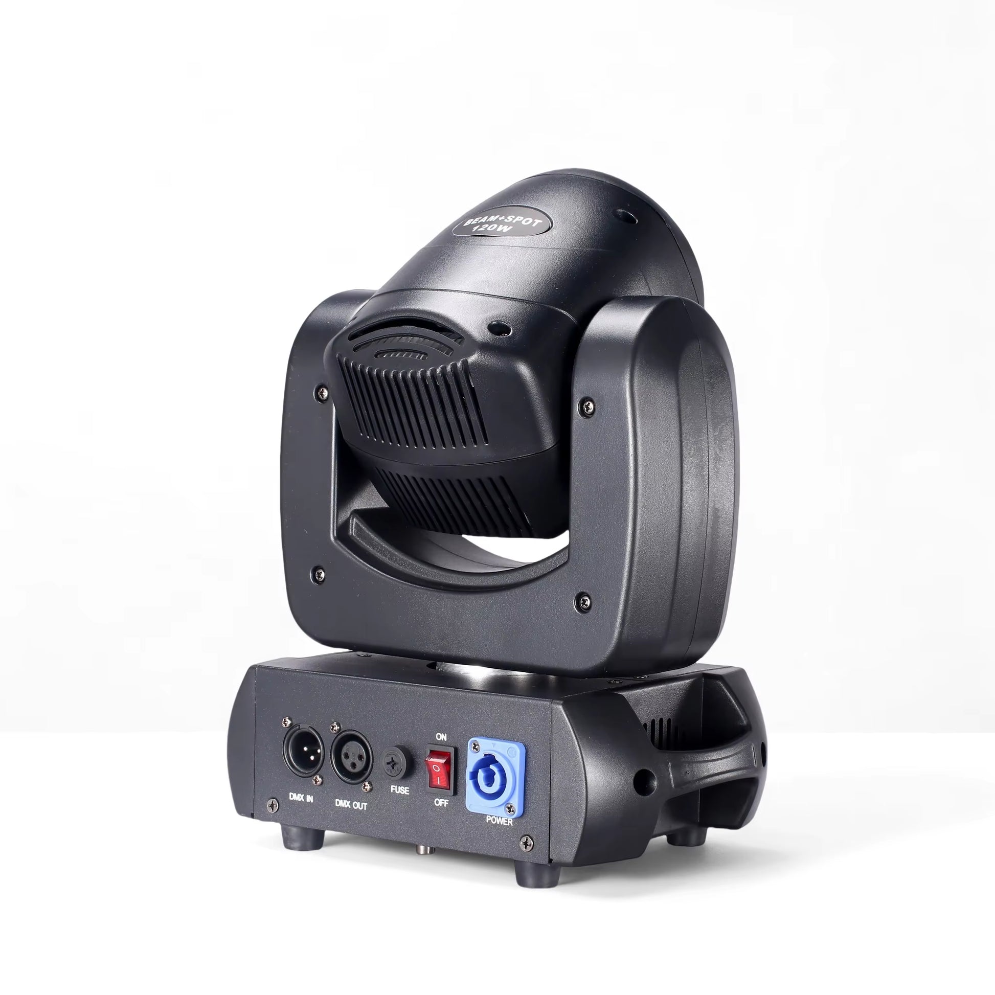 Moving Head Stage Light 120W LED with Sound Activated DMX512 Control Professional DJ Spotlight for Disco Events Church Show Bar