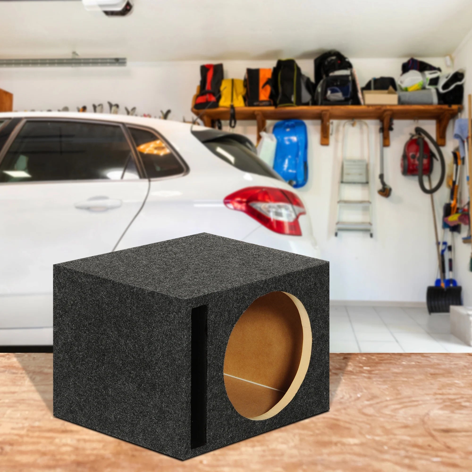 10 Inch Heavy-Duty Single Vented Vehicle Subwoofer Enclosure