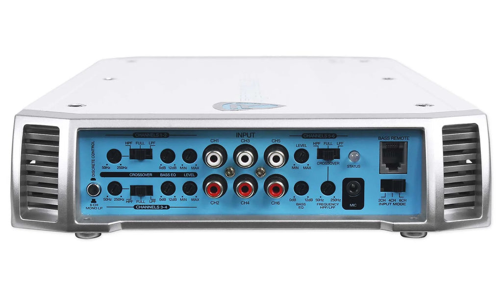 RXM-S6 Marine/Boat 2600 Watt 6 Channel Amplifier + PA Microphone