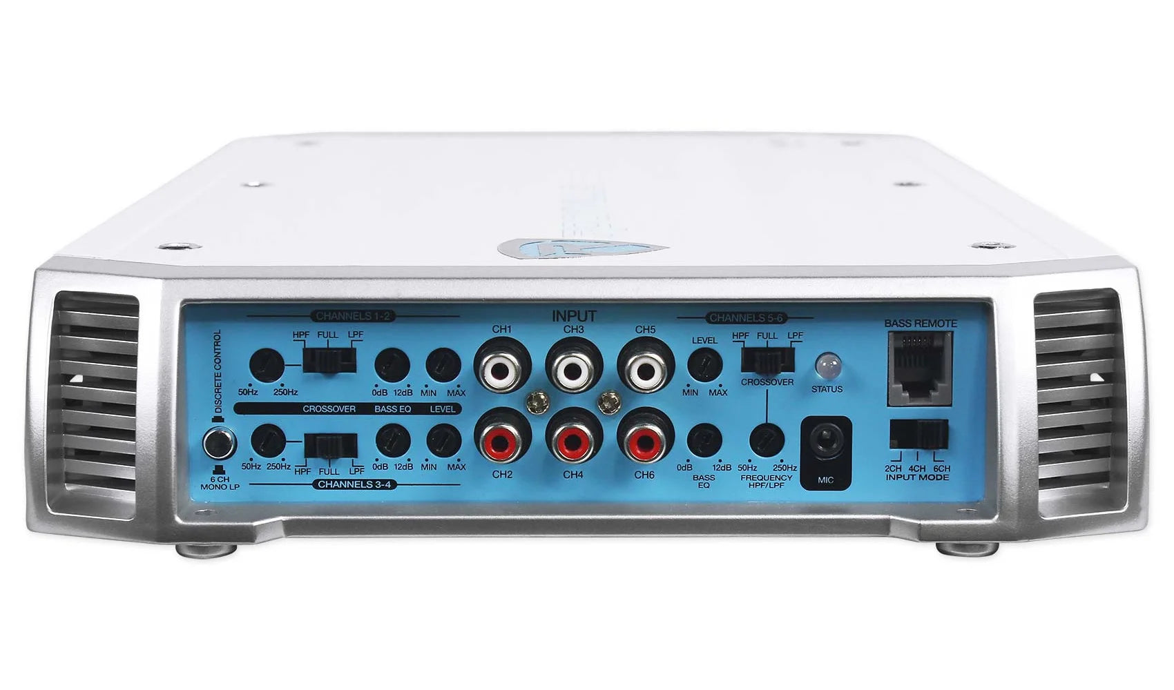 RXM-S6 Marine/Boat 2600 Watt 6 Channel Amplifier + PA Microphone