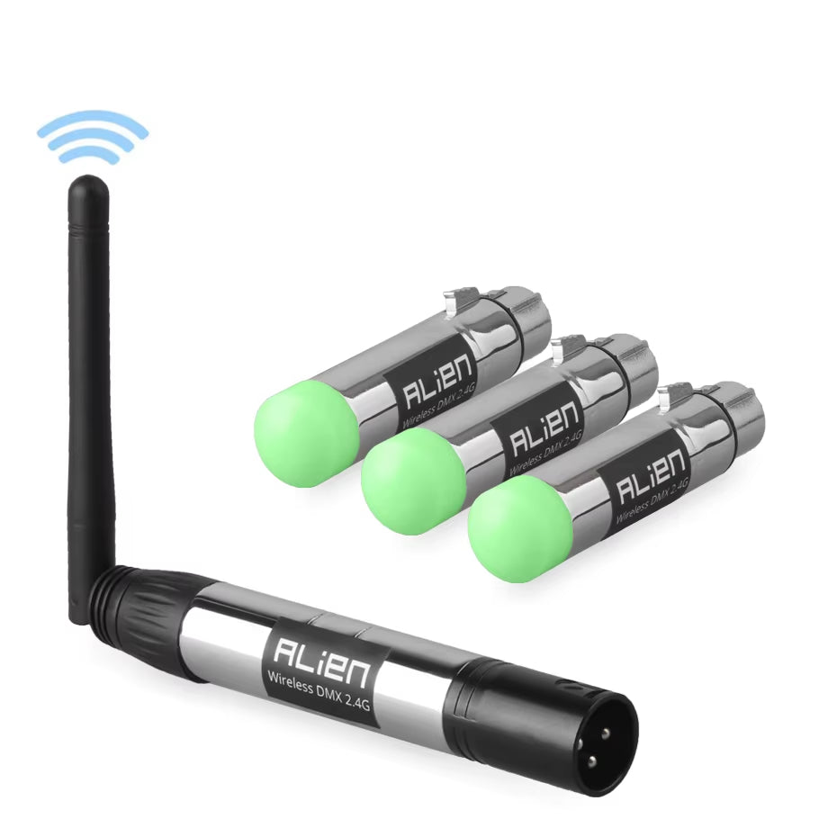 ALIEN DMX512 Dfi Controller 2.4G Wireless Transmitter Receiver for Disco DJ Party Bar Stage Par Moving Head Beam Laser Lighting