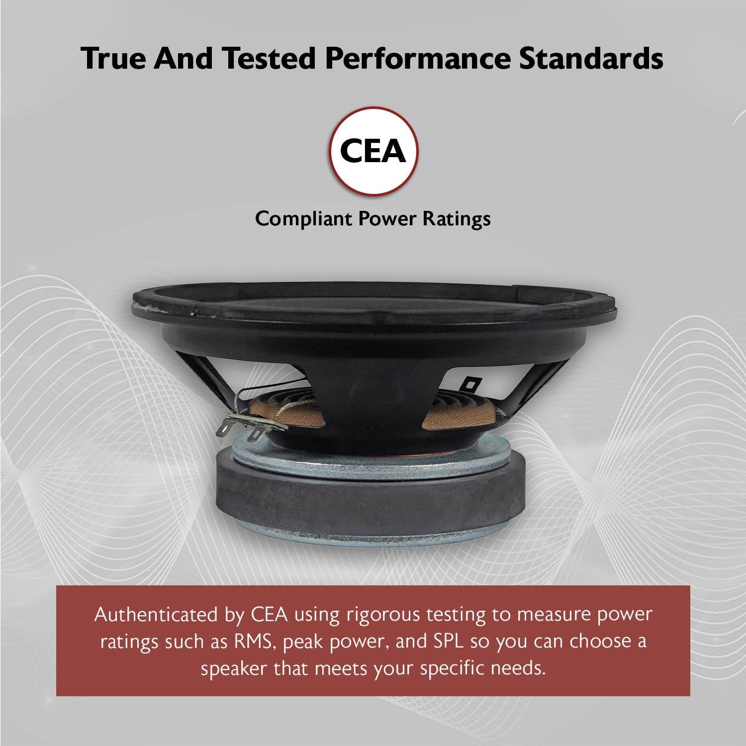 RM88PRO Mid-Range Competition Car Speaker, 8”, 300W, 8 Ohm, Kevlar Cone, Open Basket, CEA Compliant, 100Oz Magnet, Perfect for Car Audio