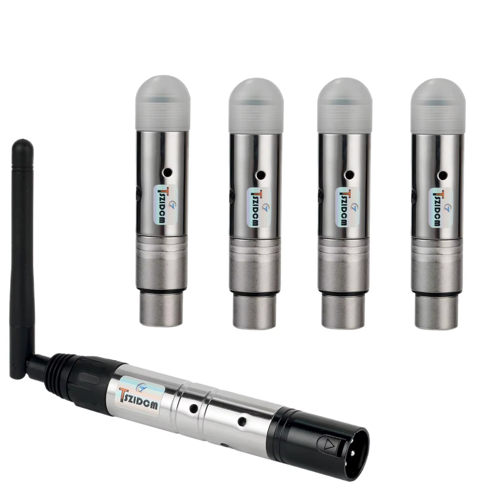 Wireless DMX 512 System 2.4G Wireless Female Receivers/Male Transmitter LED DMX512 DMX Dfi DJ Lighting Dmx Controller