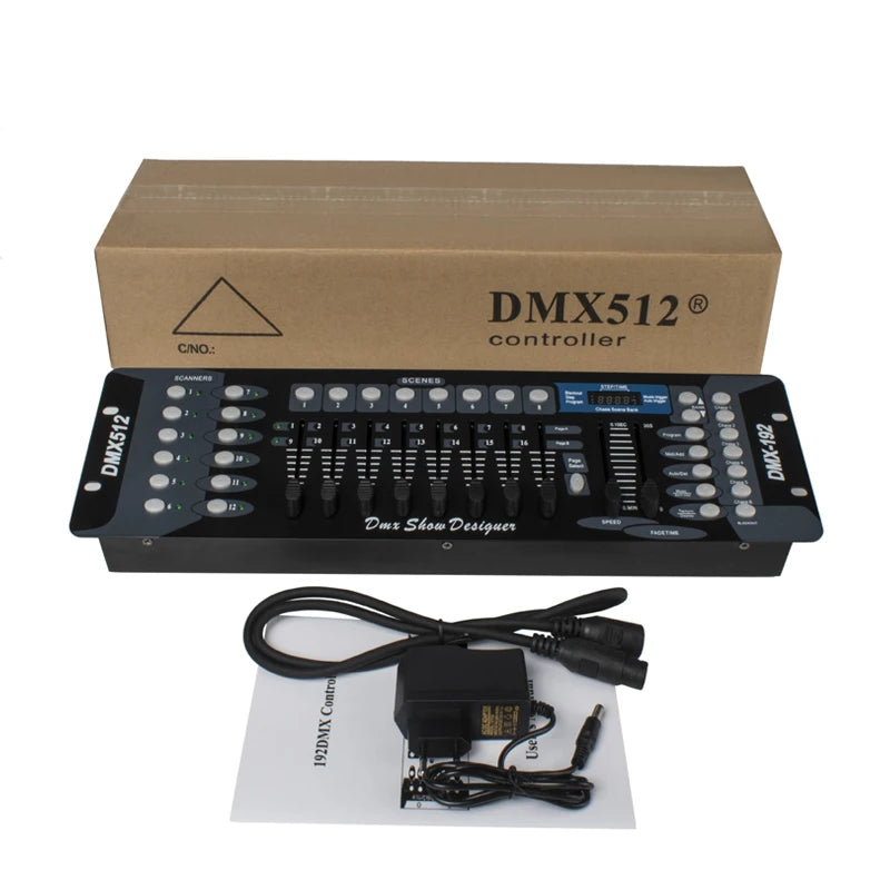 DMX512 Stage Light DMX Controller Console DMX 192 Controller for Led Par Moving Head Stage Party DJ Light DMX Disco Equipment