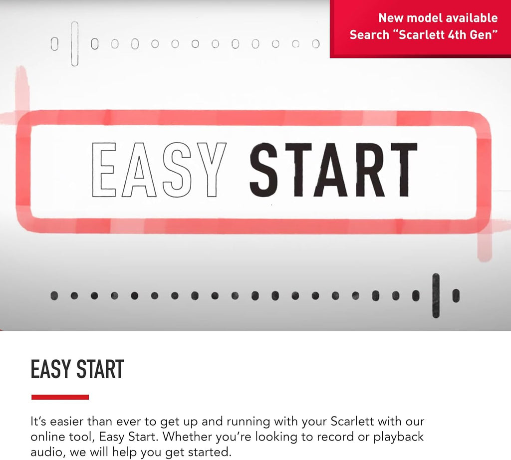 Scarlett Solo 3Rd Gen USB Audio Interface, for the Guitarist, Vocalist, Podcaste